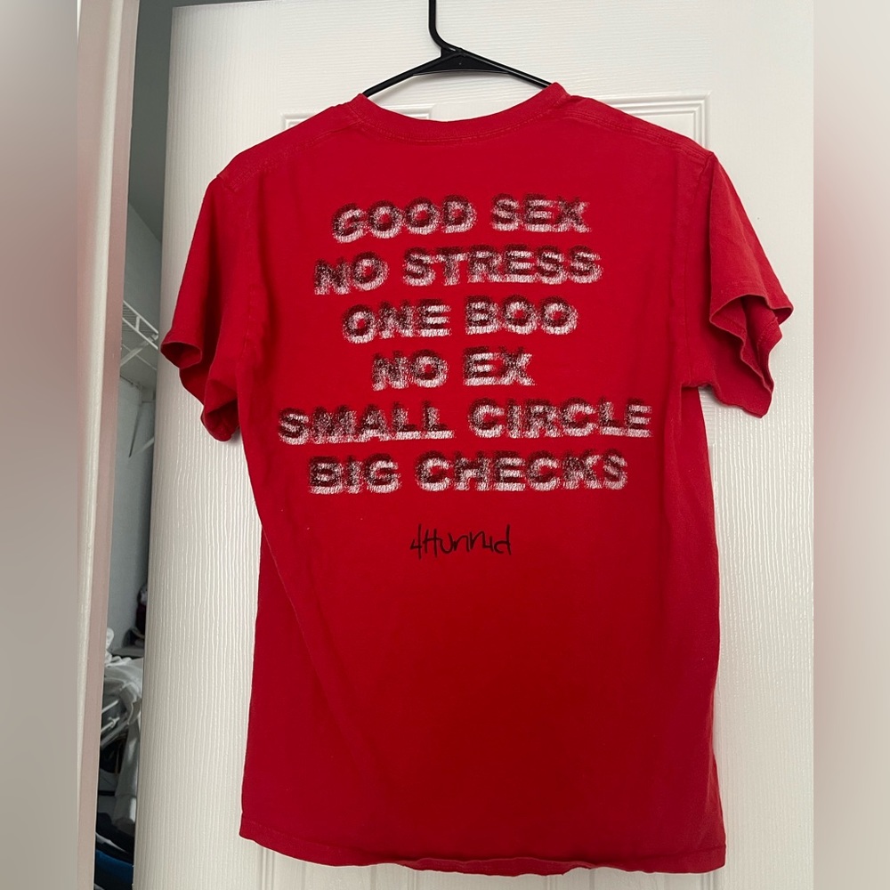 4hunnid Red Good Sex T shirt